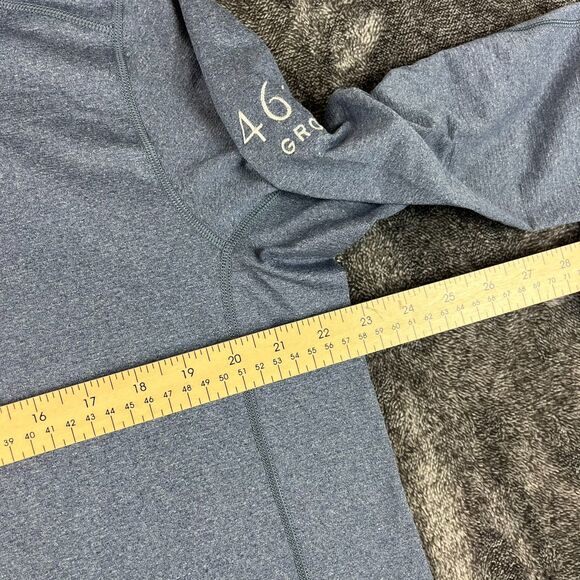 Stio Crester Half Zip Heather Blue Pullover Men's L Performance Stretch - Picture 8 of 12